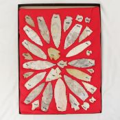 25+ Woodland era OH or IL Points in Riker Box