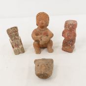 Pre-Columbian Terracota Figural Statues