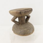 Hand Carved African,Tongan Wood Stool