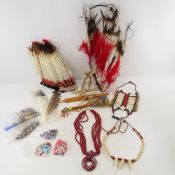 American Indian Headdresses, Necklace, Beads