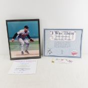 Cal Ripken Jr. Signed photo & 3000 hit ticket/cert