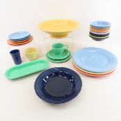 27 Pieces Fiestaware Bowls, Plates & more 1990s