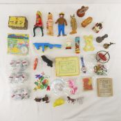 Vintage plastic toys, Rail Walkers, Animals & more