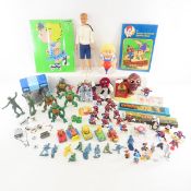 Ideal Ted Doll, TMNT, & Other Character Toys