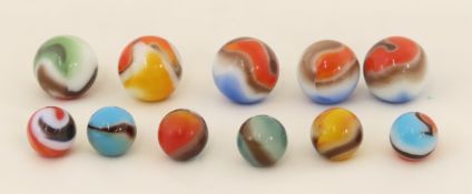 Vintage Marbles, Blackies with shooters