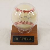 Cal Ripken Jr. Signed Baseball in Case
