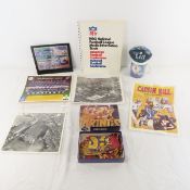 Vikings & other Football Collectibles & photos