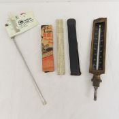 Phila. Boiler Thermometer, Breda Rain Gauge & more