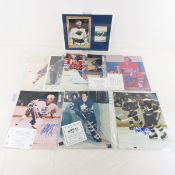 Autographed 8x10 Hockey Photos, most w/Moody's COA