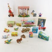 Tin Windup toys & Animals, US Zone Germany, Japan
