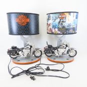 2 Working Harley Davidson Lamps, 2004
