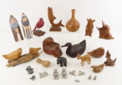 Wooden Birds & Other Animals and Figures