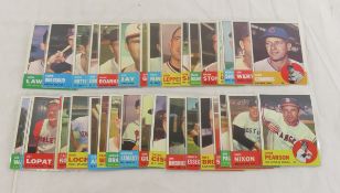 35 1963 Topps Baseball cards Sharp