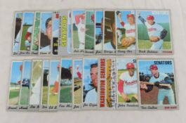 1970 Topps Senators team set. Sharp