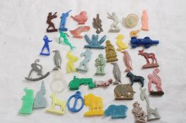 Lot of Cracker Jack, Gumball Machine & Other Toys