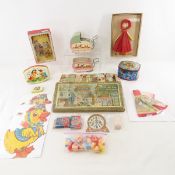 Tin doll buggy's, Blocks, Candy Red Riding Hood