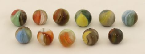 11 Vintage Master Marble Sunbursts