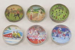 7 Vintage Sports Theme Dexterity Puzzles