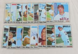 1970 Topps angels team set. Sharp