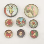 8 Vintage Dexterity Puzzles, Victorian Ladies