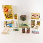 Antique Advertising Food Tins and Containers