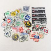 Collection of 60+ Miniature Tin Railroad Signs