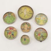7 Vintage Sports Theme Dexterity Puzzles