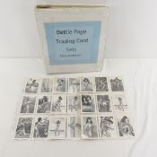 160+ Bettie Page Trading Cards in Binder