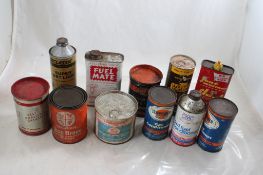 Advertising Oil Cans Johnson Outboard Motors +