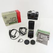 Canon AE-1 Program 35mm Film Camera & lens