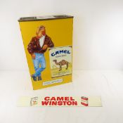 Metal Camel Standup Ashtray & Winston/Camel sign