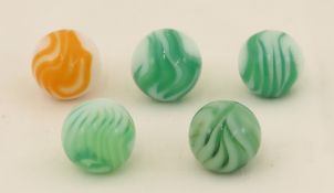 5 West Virginia Flame Marbles