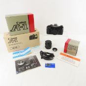 Canon A-1 35mm Film Camera & 50mm F/1.4 Lens