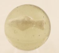 Vintage Fish Sulphide Marble, 1 5/8