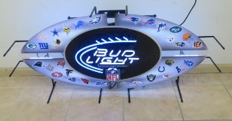 Bud Light NFL All Star Neon Sign- Works