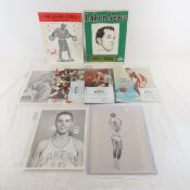 Signed Basketball Player photos, Vintage MN Lakers