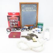 Franklin Mint Motorcycles, Cap Guns & More