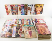 50 Various Playboy Magazines 1960s 1970s 1980s