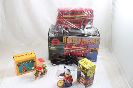 Bus Phone, Racing Tricycle Panda Drummer Toys