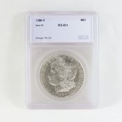 1886 S Morgan Silver Dollar SEGS MS63