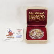 1987 Disney Sorcerer's Apprentice 1ozt Silver