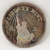 1985 Liberty Mint 1ozt .999 Silver Round