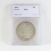 1890 S Morgan Silver Dollar SEGS MS63