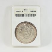1898 O Morgan Silver Dollar ANACS MS64