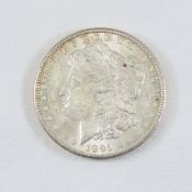 1891 Morgan Silver Dollar