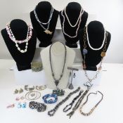 Hematite, Shell & Mexican Silver Jewelry