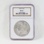 1902 O Morgan Silver Dollar NGC MS63