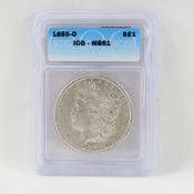 1880 O Morgan Silver Dollar ICG MS61