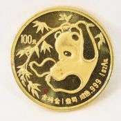 1985 China 1ozt Gold Panda