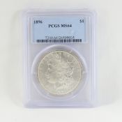 1896 Morgan Silver Dollar PCGS MS64